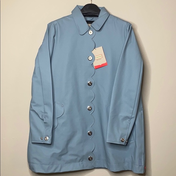 {Hunter} Blue Mist Raincoat - Picture 6 of 11